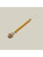 INTERBABY SILIKONSKI DRŽAČ DUDE - EARTH OCHER - Slika 4