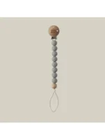 INTERBABY SILIKONSKI DRŽAČ DUDE - PETROL GREY - Slika 2