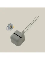 INTERBABY SILIKONSKA POSUDA ZA DUDU - PETROL GREY - Slika 4