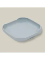 InterBaby silikonski tanjur s vakuumskom podlogom Blue Grey - Slika 2