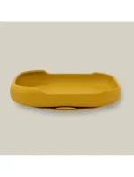 InterBaby silikonski tanjur s vakuumskom podlogom Earth Ocher