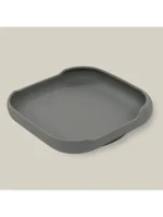 InterBaby silikonski tanjur s vakuumskom podlogom Petrol Grey - Slika 3