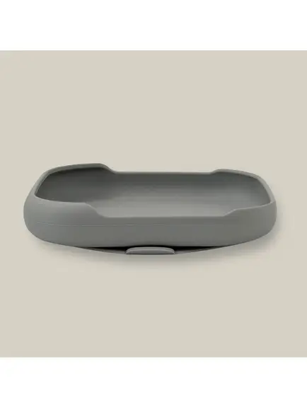 InterBaby silikonski tanjur s vakuumskom podlogom Petrol Grey