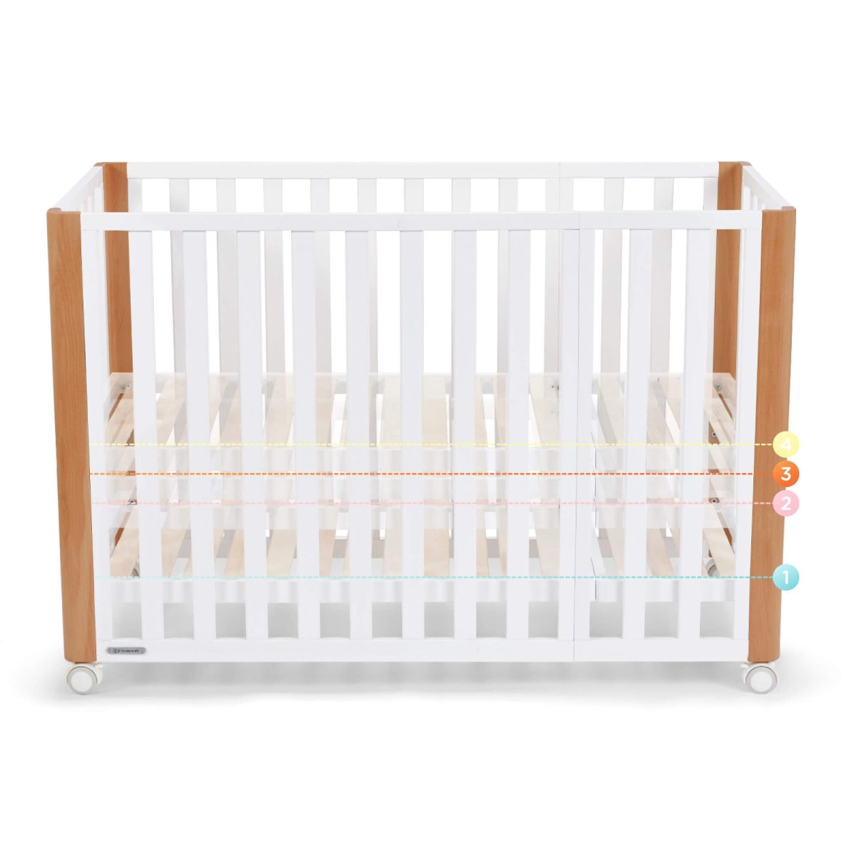 Kinderkraft krevetić KOYA 4u1+ madrac - Slika 7