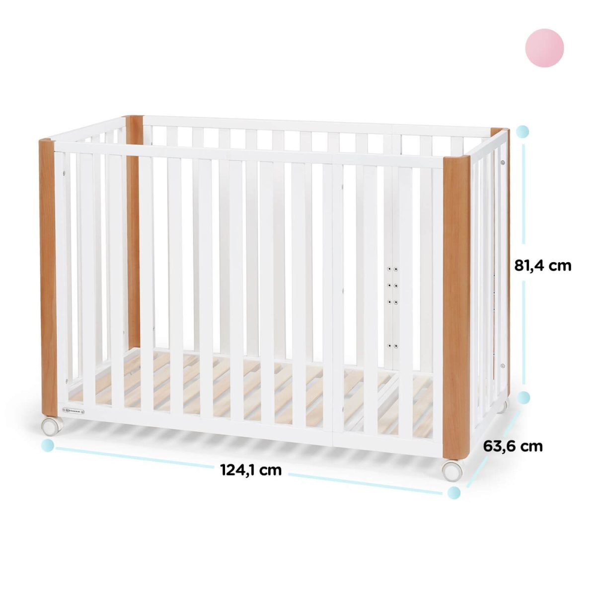 Kinderkraft krevetić KOYA 4u1+ madrac - Slika 11