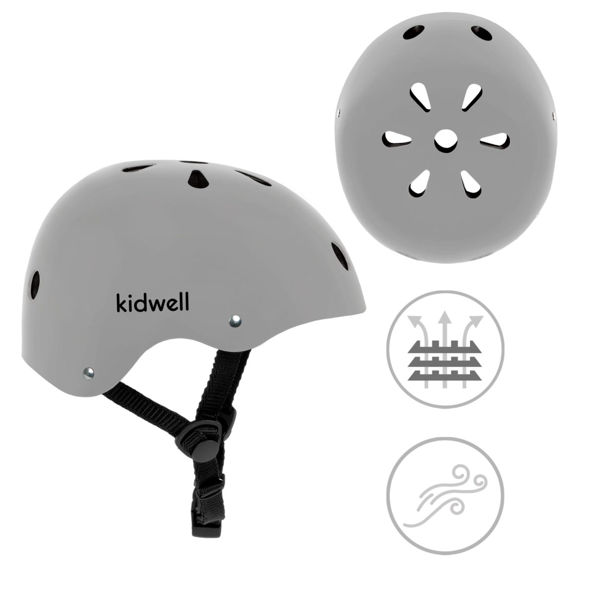 KIDWELL ORIX II "S" ZAŠTITNA KACIGA ( 48-52 CM ) - SIVA - Slika 7