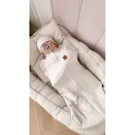 MimiNu vreća za spavanje/povijanje sa kapicom Soft bež - Slika 5
