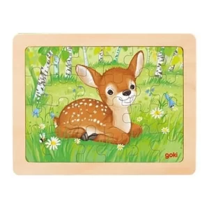 GOKI DRVENE PUZZLE ŠUMSKE ŽIVOTINJE - Slika 2