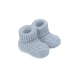 InterBaby Set prekrivač, kapica i papučice Plavo - Slika 6