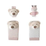 SET ZVEČKI ZA STOPALA I ZAPEŠĆA BEAR - ROZA - Slika 2