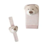 SET ZVEČKI ZA STOPALA I ZAPEŠĆA BEAR - ROZA - Slika 6