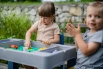 TEGA BABY SET DJEČJEG NAMJEŠTAJA ( STOL I 2 STOLICE ) TEGGI MULTIFUN - TURQUOISE/NAVY/GREY - Slika 4