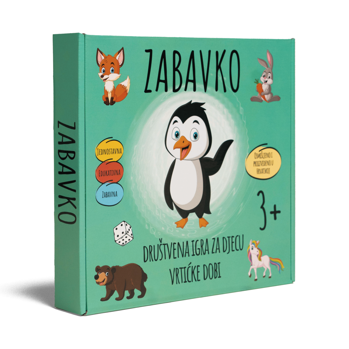 ZABAVKO - DRUŠTVENA IGRA ZA DJECU VRTIĆKE DOBI - Slika 1