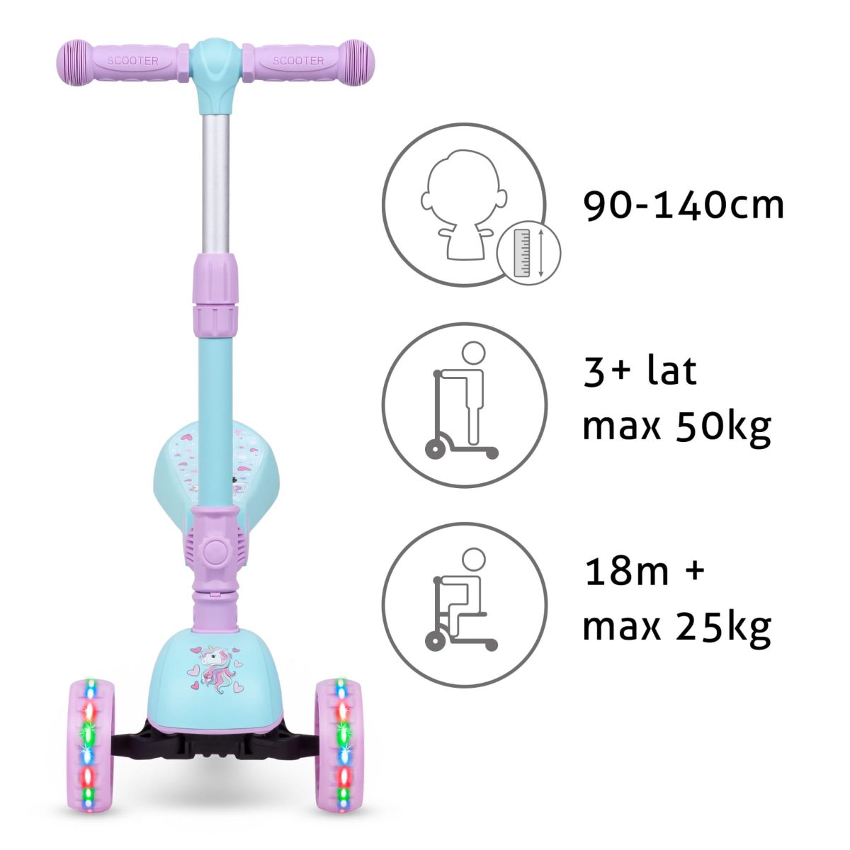 KIDWELL RIMBA ROMOBIL 2U1 - UNICORN - Slika 10