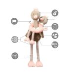 BABYONO NOJ MCKNOX OBITELJ - EDUKATIVNI PLIŠANI SET - Slika 6