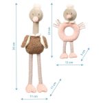 BABYONO NOJ MCKNOX OBITELJ - EDUKATIVNI PLIŠANI SET - Slika 7