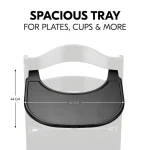 Hauck pladanj Alpha Click Tray White Black - Slika 6