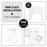 Hauck pladanj Alpha Click Tray White - Slika 6