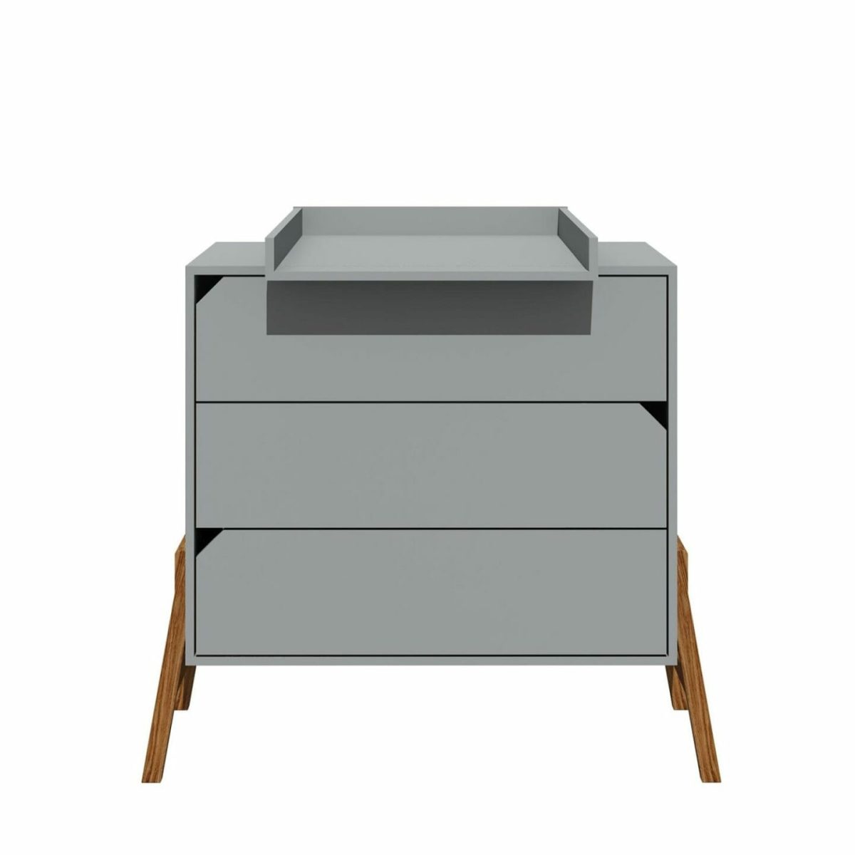 KOMODA S 3 LADICE BELLAMY LOTTA - GREY - Slika 2