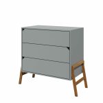 KOMODA S 3 LADICE BELLAMY LOTTA - GREY