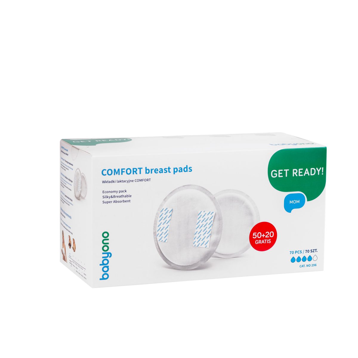 BABYONO COMFORT JASTUČIĆI BLAZINICE 50+20 FREE - Slika 3