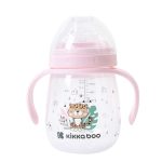KIKKA BOO BOČICA SA SILIKONSKIM USNIKOM 240 ML - SAVANNA PINK