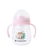 KIKKA BOO BOČICA SA SILIKONSKIM USNIKOM 240 ML - SAVANNA PINK