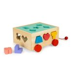 Ecotoys Drvena kolica s kockama - Slika 2