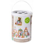 ECO TOYS DRVENE KOCKE 100 KOM + RAZVRSTAČ - Slika 5
