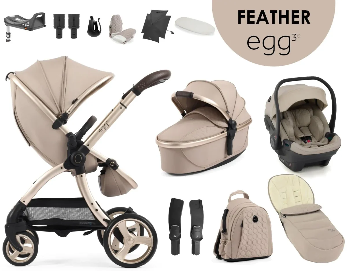 egg3® dječja kolica 12u1 - Feather - Slika 1