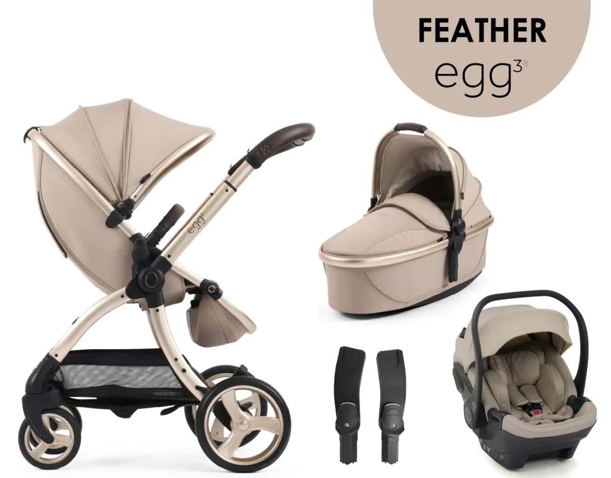 egg3® dječja kolica 4u1 - Feather - Slika 1