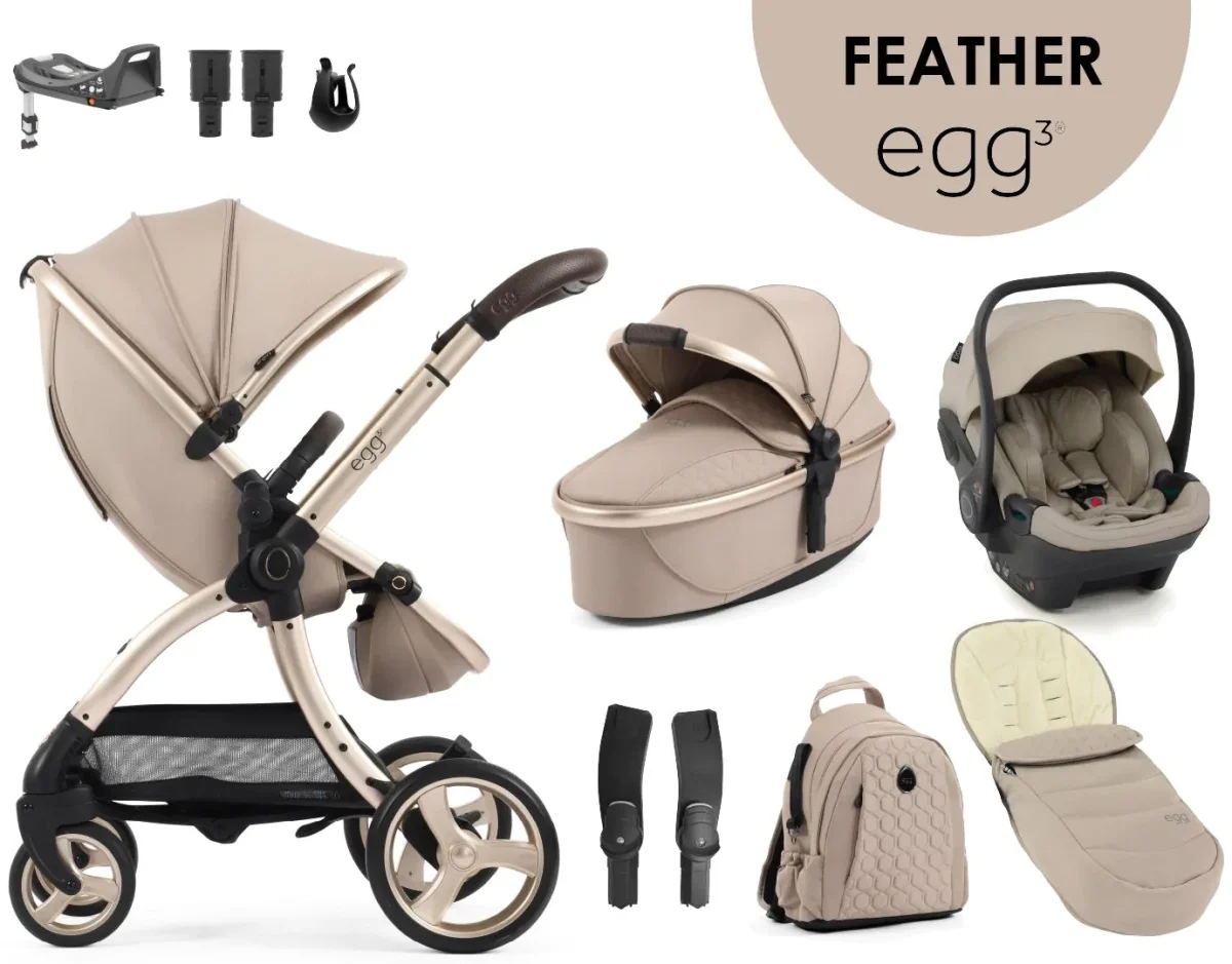 egg3® dječja kolica 9u1 - Feather - Slika 1