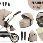 egg3® dječja kolica 9u1 - Feather