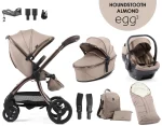 egg3® dječja kolica 9u1 - Special Edition Houndstooth Almond