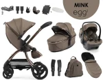 egg3® dječja kolica 12u1 - Mink
