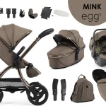 egg3® dječja kolica 12u1 - Mink