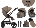 egg3® dječja kolica 6u1 - Mink