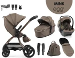egg3® dječja kolica 9u1 - Mink