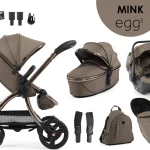 egg3® dječja kolica 9u1 - Mink