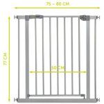 HAUCK ZAŠTITNA OGRADA STOP N SAFE 2 ( 75 - 80 CM ) - WHITE - Slika 2