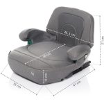 ZOPA AUTOSJEDALICA IBOOSTER I-SIZE - BORDO RED - Slika 7