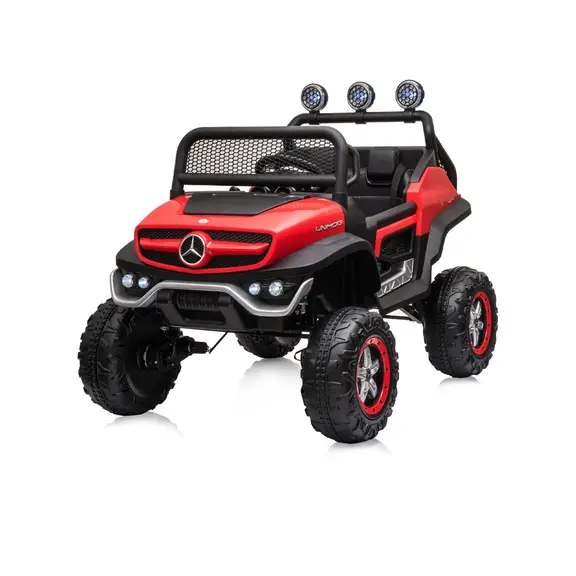Mercedes auto na akumulator OffRoad Unimog Red