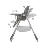 Chipolino hranilica "First Spoon" - Ash Grey - Slika 5