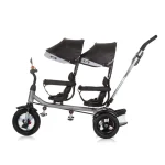 Chipolino tricikl za blizance 2Play Obsidian Silver - Slika 3