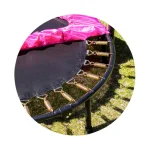 Trampolin Fit 94 cm - Pink - Slika 2