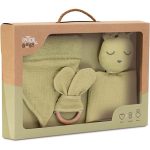 INTERBABY SET ZA BEBE MUSLIN OLIVE - GREEN