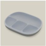 INTERBABY SILIKONSKI TANJUR S POKLOPCEM - PETROL GREY - Slika 2