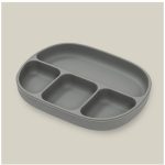 INTERBABY SILIKONSKI TANJUR S POKLOPCEM - PETROL GREY - Slika 3