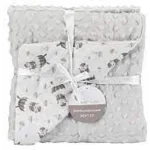 InterBaby Dvostrana Dekica 110x80 Padobranac Sivo