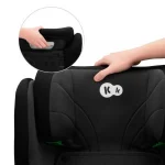 KINDERKRAFT AUTOSJEDALICA JUNIOR FIX 2 I-SIZE 15-36 KG ( 100-150 CM )  - GRAPHITE BLACK - Slika 2